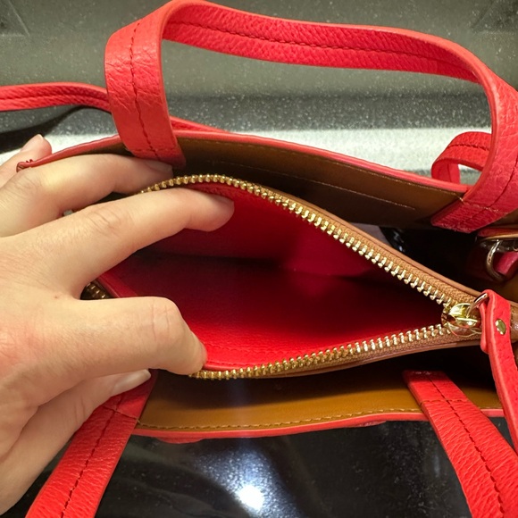 Kate Spade Coral Bag with removable crossbody - Picture 6 of 7